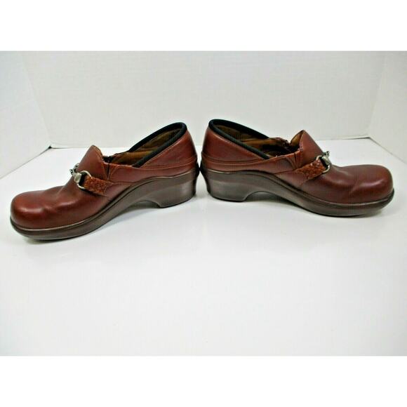 Ariat Womens Size 8 B Brown Leather Horsebit Clog Mule Slip On Shoes 93628 - Picture 3 of 10